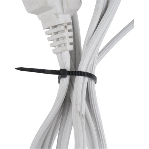 Cable Ties, 15-1/2" Length, 120 lb Tensile Strength, Black - PF394