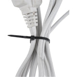 Cable Ties, 8" Length, 50 lb Tensile Strength, Black - PF390
