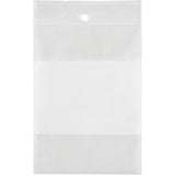 Poly Bags with White Write-On Space, Resealable, 4" x 3", 2 mils - PF916