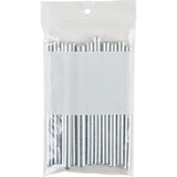 Poly Bags with White Write-On Space, Resealable, 5" x 3", 2 mils - PF918