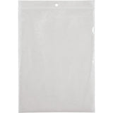 Poly Bags, Resealable, 8" x 6", 2 mils - PF937