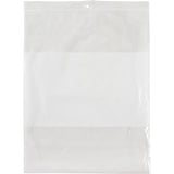 Poly Bags with White Write-On Space, Resealable, 10" x 8", 2 mils - PF948