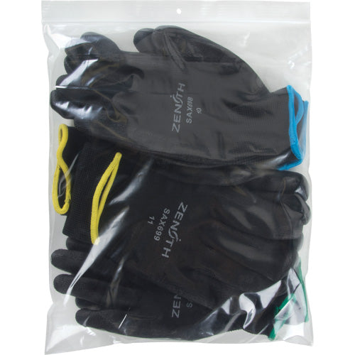 Poly Bags, Resealable, 12" x 10", 2 mils - PF954