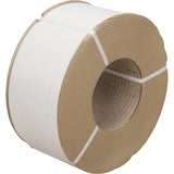 Strapping, Polypropylene, 3/8" W x 12900' L, White, Machine Gauge - PF983