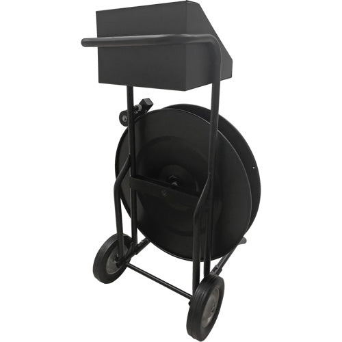 Strapping Dispenser, Polyester/Steel/Polypropylene Strapping, Core Dia 16"/8", Roll Width 3"/8"/6" - PG283