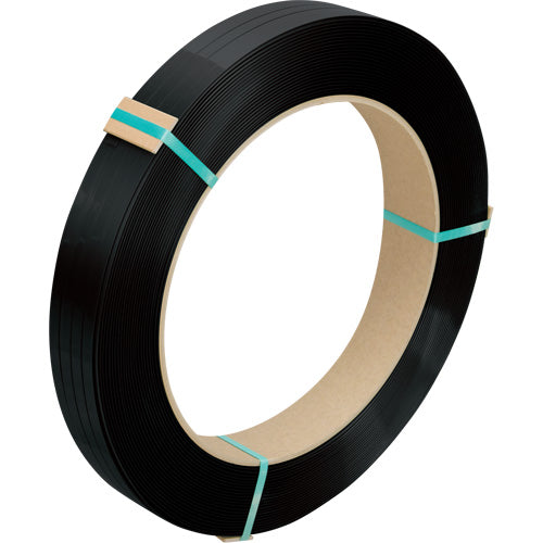 Strapping, Polyester, 1/2" W x 3250' L, Black, Manual Gauge - PG556