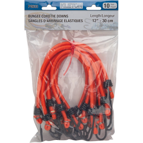 Elastic Tie Down Straps, 12" - PG633
