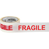 Fragile Packaging Tape, Hot Melt Adhesive, 2 mils, 48 ​​mm (2") x 100 m (328') - PG724