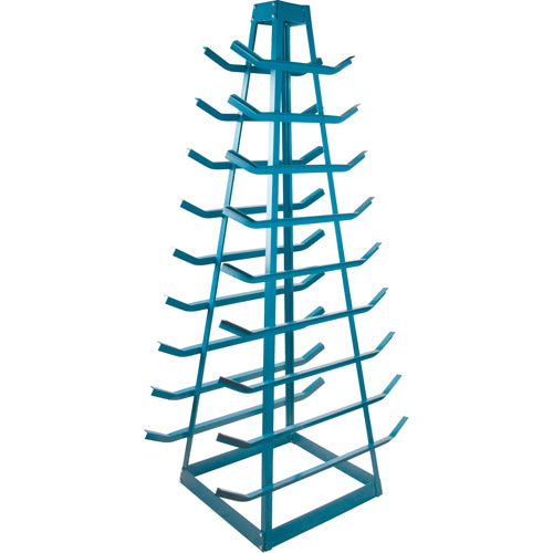 Supports pour tuyaux - Rangement horizontal, Horizontal, 9 Niveaux, 18" la x 40" p x 84" h, 1800 lb Cap. - RB958
