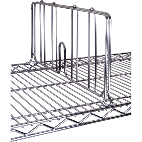 Diviseur pour étagère en treillis chromaté - RL050