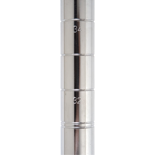 Montant pour étagères en treillis chromaté à usage standard, 74" ha - RN523