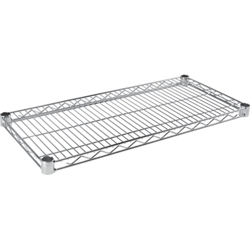 Tablette en treillis chromaté à usage standard, 36" la x 14" p, Capacité de 500 lb - RN524