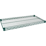 Tablette pour étagère robuste en treillis au fini d'époxyde vert, 36" la x 18" p, 800 lb Capacité - RL622