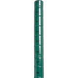 Heavy-Duty Wire Mesh Shelf Post with Green Epoxy Finish - RL630