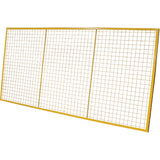 Grilles de protection arrière pour palettier, 144" la x 48" h, Ferrures de 9" - RL942