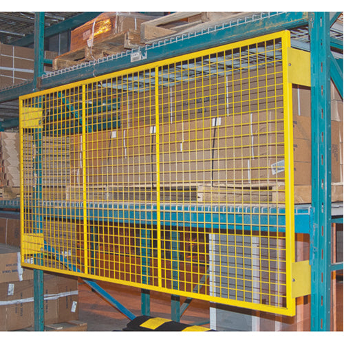 Grilles de protection arrière pour palettier, 144" la x 48" h, Ferrures de 9" - RL942
