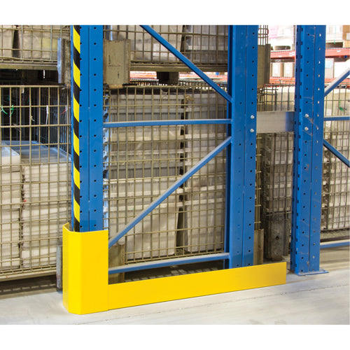 Shelving Aisle Protectors, 3" W x 56" L x 16" H, Safety Yellow - RN061