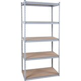 Rayonnage robuste, Acier, Sans boulons, Capacité 1200 lb, 48" la x 72" h x 24" p - RN458