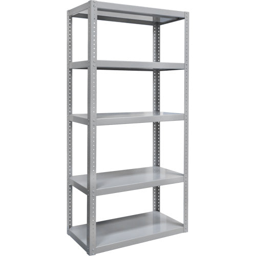 Étagère robuste, Acier, Boulonné, Capacité 3000 lb, 36" la x 72" h x 24" p - RN775