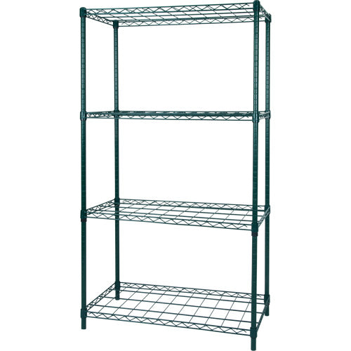 Rayonnage à tablette pour séchage, 4 Tablettes, 72" la x 63" h x 24" p - RN782
