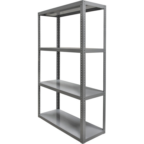 Étagère robuste, Acier, Boulonné, Capacité 3000 lb, 36" la x 72" h x 24" p - RN927