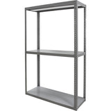 Étagère robuste, Acier, Boulonné, Capacité 3000 lb, 36" la x 72" h x 24" p - RN933