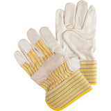Abrasion Resistant Fitter's Gloves, 2X-Large, Cowhide Grain Leather Palm - SEB102R