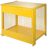 Armoires pour cylindres à gaz, Nombre de bouteilles: 6, 44" , 30" , 37" , Jaune - SAF836