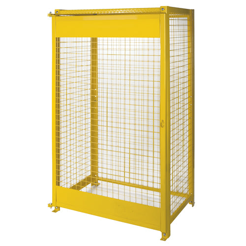 Armoires pour cylindres à gaz, Nombre de bouteilles: 10, 44" , 30" , 74" , Jaune - SAF837