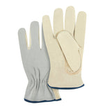 Split-back driver's gloves, Cowhide grain leather palm - Model SAJ6XX