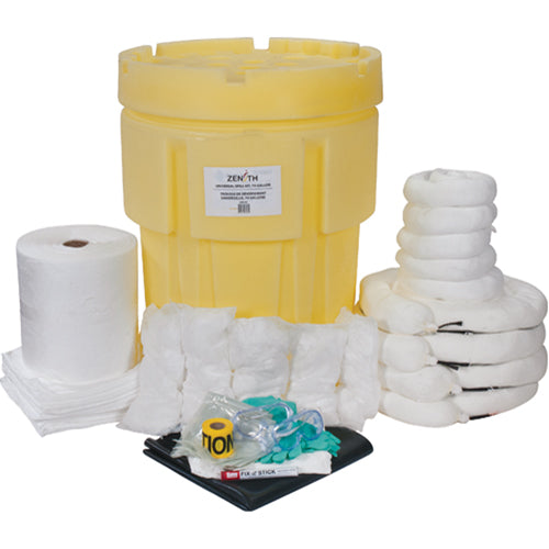 Industrial Spill Kit, Oil Only, Drum, 95 US gal. Absorbency - SAK243