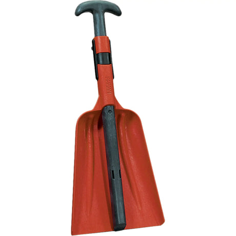Pelle utilitaire compacte orange à manche télescopique en T