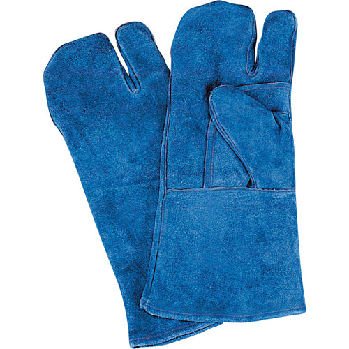 Double Thumb &amp; Palm Welding Gloves, Split Cowhide, Size Large - SAO129