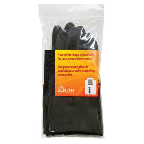 Gants de poids lourd pour la manipulation de produits chimiques, Taille 9, 18" lo, Latex de caoutchouc, 30 mils - SAP221R
