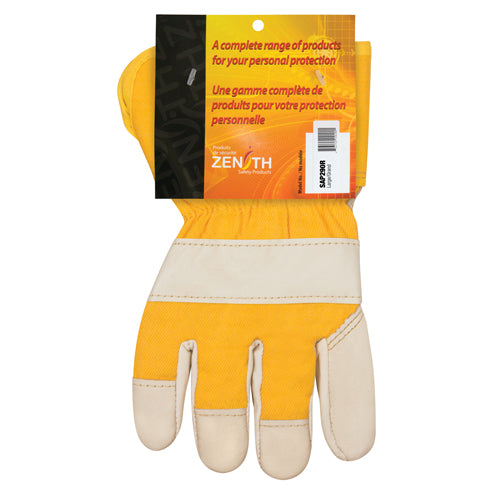 Gants d'ajusteur doublés pour l'hiver d'usage standard, Grand, Paume en Cuir fleur de meuble, Doublure en Boa - SAP290R