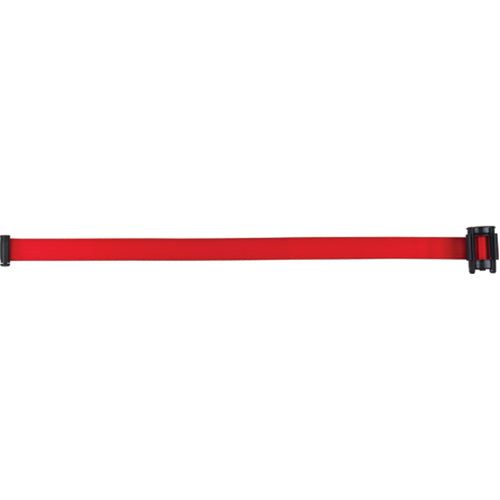 Cartouche de ruban pour assembler votre propre barrière de contrôle des foules, Vierge, 7', Ruban Rouge - SAW917