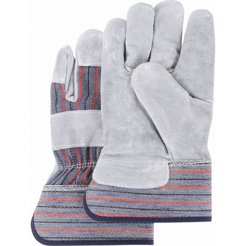 Premium Fitter's Gloves, Large, Split Cowhide Palm, Cotton Lining - SD602R