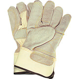 Gants d'ajusteur avec paume double, Grand, Paume en Cuir de vache refendu, Doublure en Coton - SD604R