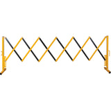 Barrière extensible, 37" h x 11' lo, Noir/Jaune - SDK990