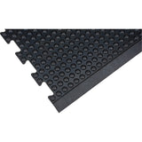 Anti-Fatigue Mat, Bubble, 3' x 4' x 1/2", Black, Rubber - SDL861