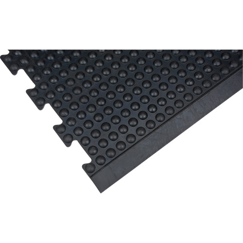 Anti-Fatigue Mat, Bubble, 3' x 4' x 1/2", Black, Rubber - SDL860