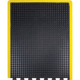 Anti-Fatigue Mat, Bubble, 3' x 4' x 1/2", Black, Rubber - SDL864