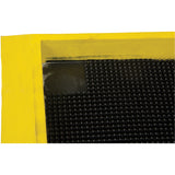 Tapis pour l'assainissement des chaussures, Caoutchouc, 2-2/3' la x 3-1/4' lo x 2-1/2" épais, Jaune - SDL874