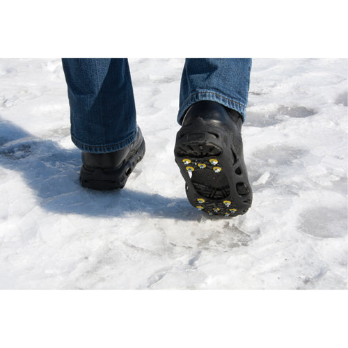 Semelle antidérapante robuste pour la glace, Acier, Traction Crampon, Grand - SDN086