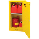 Armoire pour produits inflammables, 16 gal., 1 Porte(s), 23" La x 44" h x 18" p - SDN643