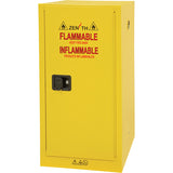Armoire pour produits inflammables, 16 gal., 1 Porte(s), 23" La x 44" h x 18" p - SDN643
