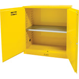 Armoire pour produits inflammables, 30 gal., 2 Porte(s), 43" La x 44" h x 18" p - SDN646