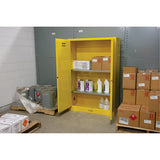 Armoire pour produits inflammables, 45 gal., 2 Porte(s), 43" La x 65" h x 18" p - SDN647