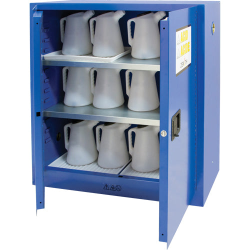 Armoire pour liquides corrosifs, 30 gal., 43" x 44" x 18" - SHI434
