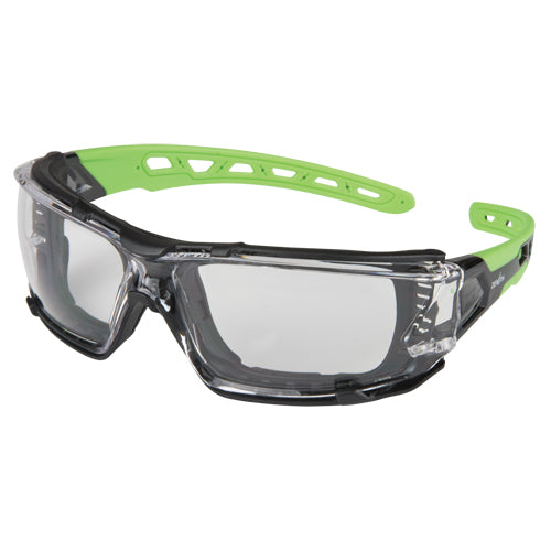 Z2500 Series Safety Glasses with Foam Gasket, Clear Lens, Anti-Scratch, ANSI Z87+/Meets or Exceeds CSA Standard Z94.3 - SDN707